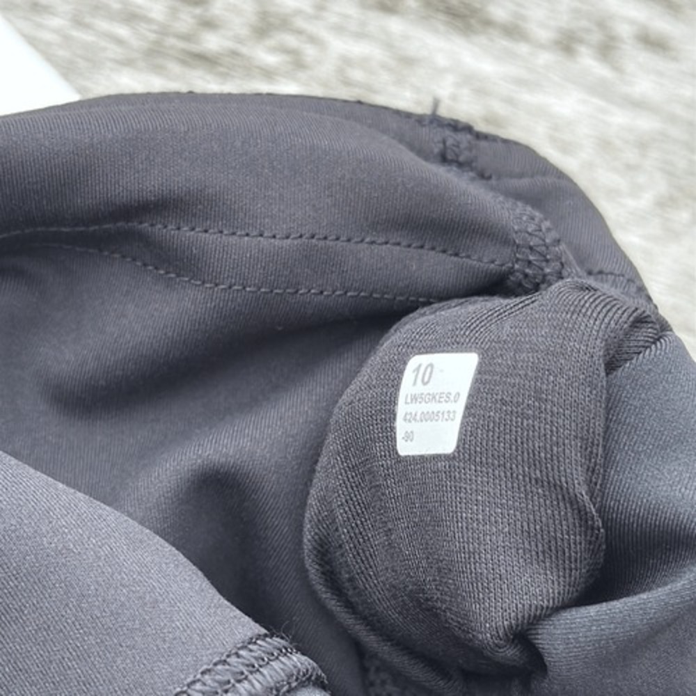 Lululemon Wunder Train‎ High-Rise Tight 25" Matte Foil Shine Black NWT Size 10 - Picture 5 of 6